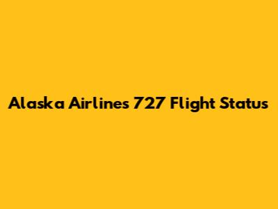 Alaska Airlines 727 Flight Status