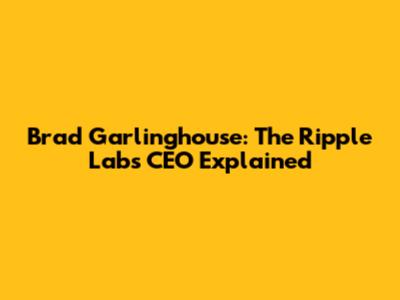 Brad Garlinghouse: The Ripple Labs CEO Explained