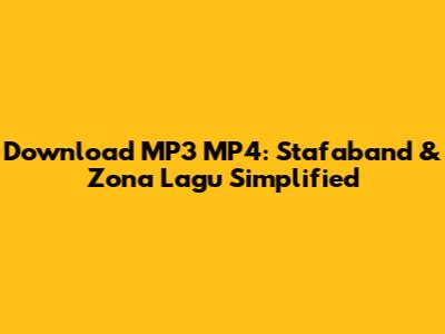 Download MP3 MP4: Stafaband & Zona Lagu Simplified