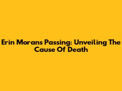 Erin Moran's Passing: Unveiling The Cause Of Death