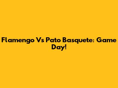 Flamengo Vs Pato Basquete: Game Day!