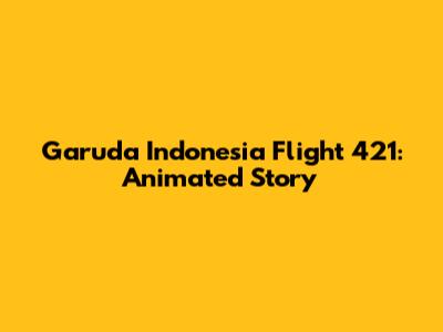 Garuda Indonesia Flight 421: Animated Story