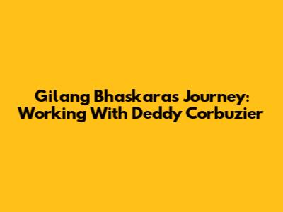 Gilang Bhaskara's Journey: Working With Deddy Corbuzier