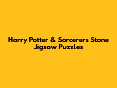 Harry Potter & Sorcerer's Stone Jigsaw Puzzles