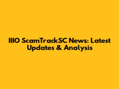 IIIO ScamTrackSC News: Latest Updates & Analysis