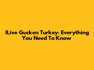 ILive Gucken Turkey: Everything You Need To Know