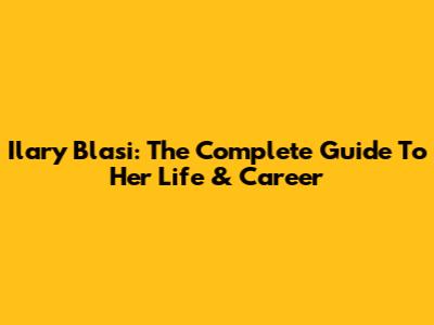 Ilary Blasi: The Complete Guide To Her Life & Career