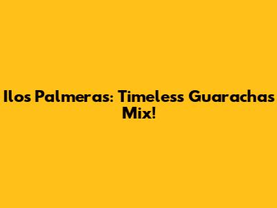 Ilo's Palmeras: Timeless Guarachas Mix!