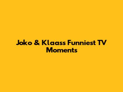 Joko & Klaas's Funniest TV Moments