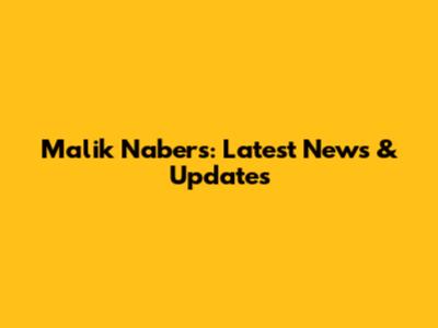 Malik Nabers: Latest News & Updates