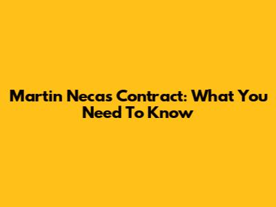 Martin Necas' Contract: What You Need To Know