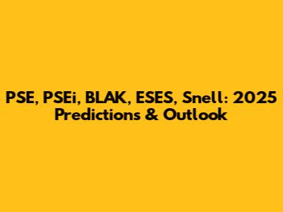 PSE, PSEi, BLAK, ESES, Snell: 2025 Predictions & Outlook