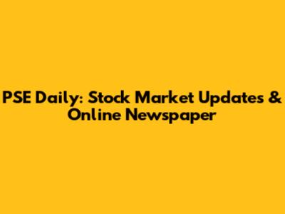 PSE Daily: Stock Market Updates & Online Newspaper