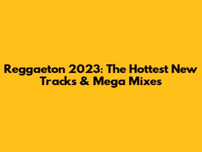 Reggaeton 2023: The Hottest New Tracks & Mega Mixes