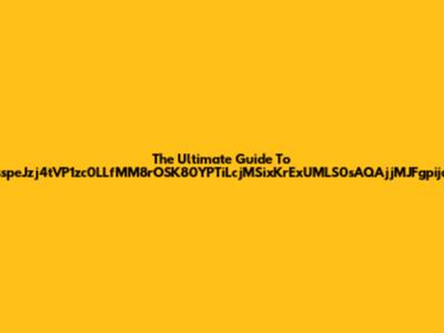The Ultimate Guide To ZpgssspeJzj4tVP1zc0LLfMM8rOSK80YPTiLcjMSixKrExUMLS0sAQAjjMJFgpijaraya